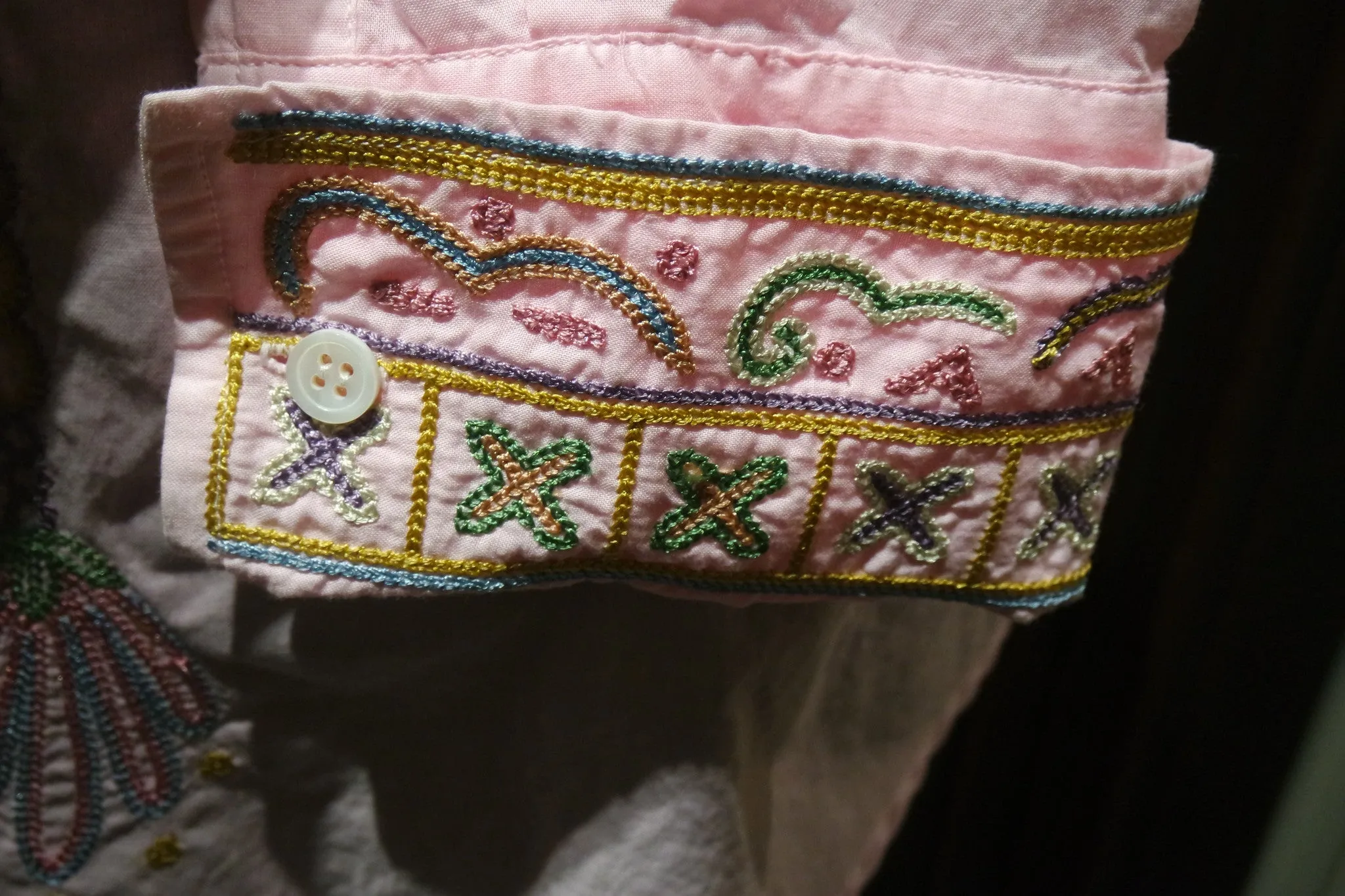 And Cake Embroidered Bombay Shirt with French Cuffs