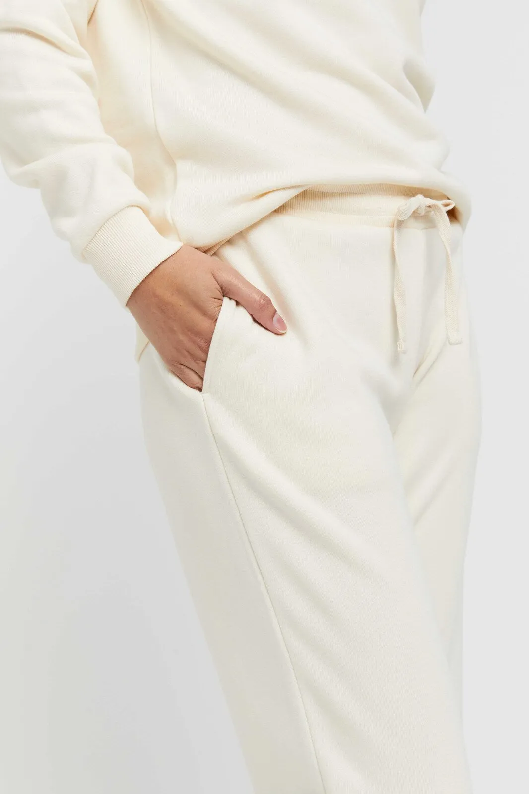 Bamboo Essential Trackpant - Winter White