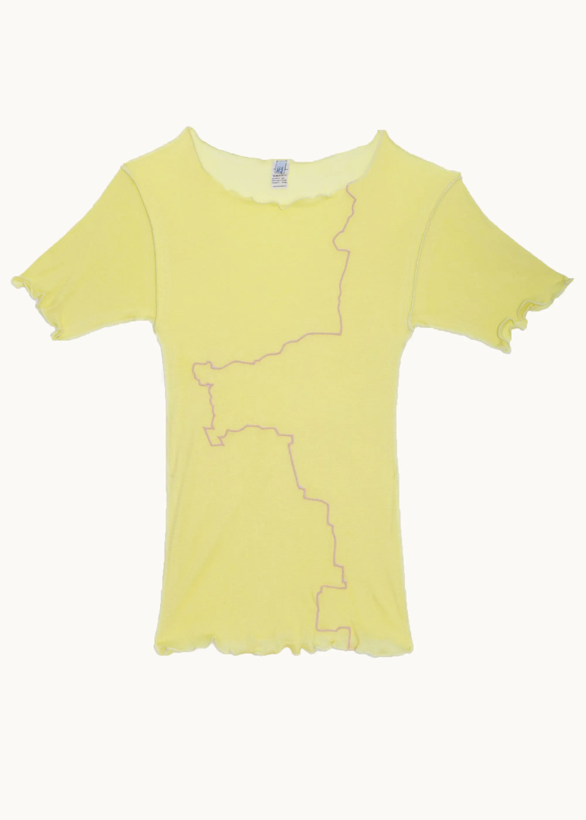 Baserange Gerrymandered Tee (One Yellow)