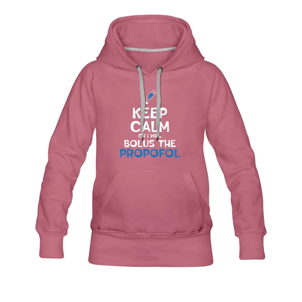 Bolus the propofol Women’s Premium Hoodie