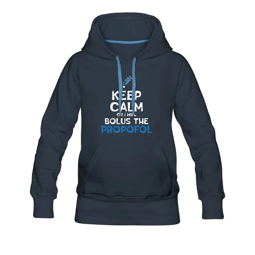 Bolus the propofol Women’s Premium Hoodie