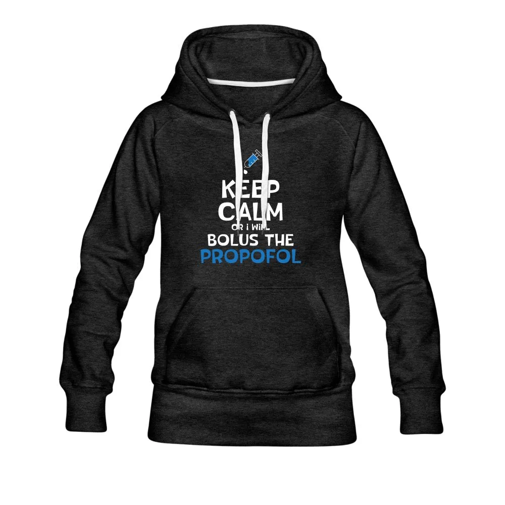 Bolus the propofol Women’s Premium Hoodie