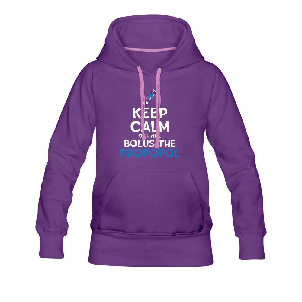 Bolus the propofol Women’s Premium Hoodie