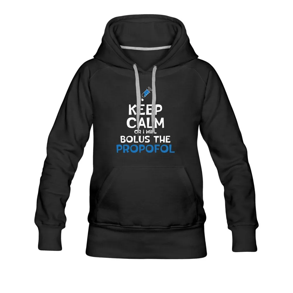 Bolus the propofol Women’s Premium Hoodie