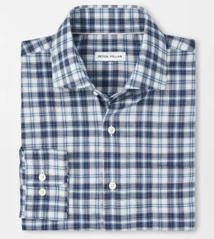 Brooks Summer Soft Cotton Sport Shirt in Galaxy by Peter Millar