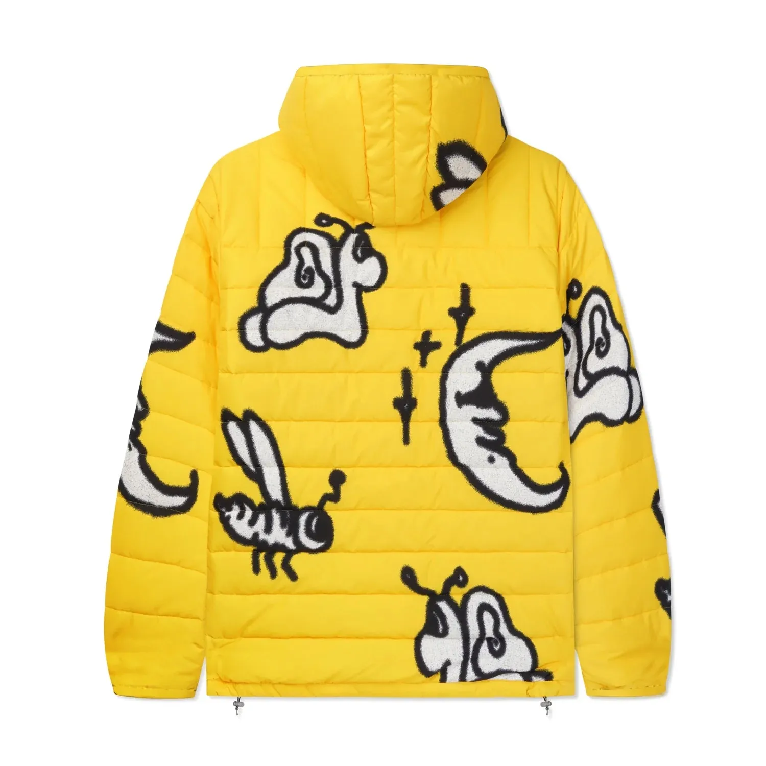 Butter Goods - Critter Puffer Anorak Jacket (Yellow) *SALE