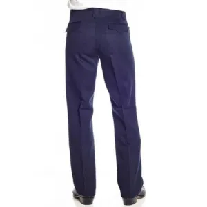 Circle S Men's Apparel - Solid Polyester Dress Ranch Pant - Navy