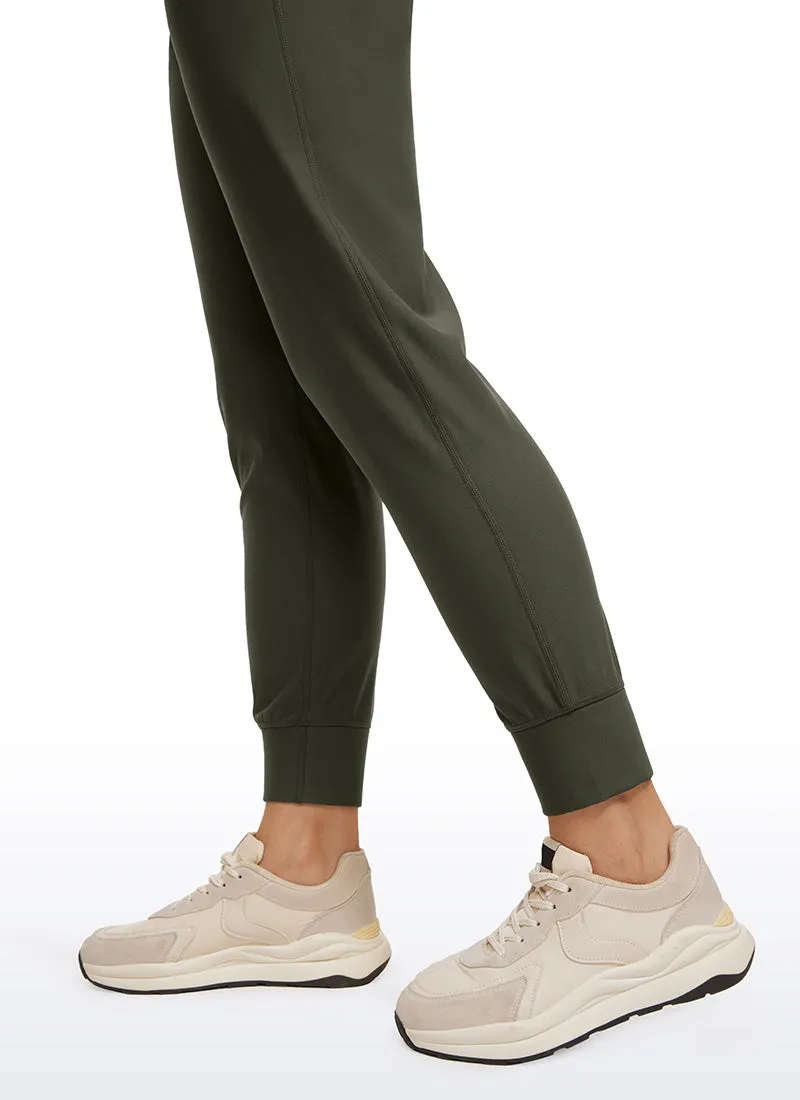 Fleece Lined Soft Workout Joggers with Pockets 27.5"