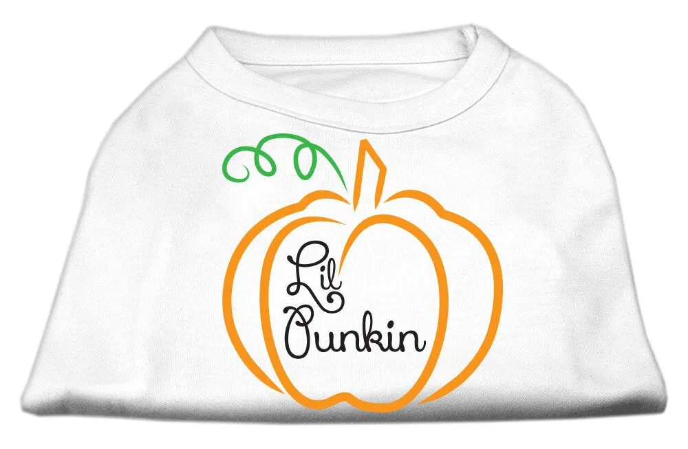 Halloween Pet Dog & Cat Shirt Screen Printed, "Lil Punkin"