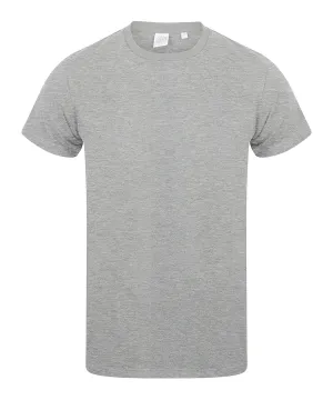 Mens feel good stretch t-shirt | Heather Grey