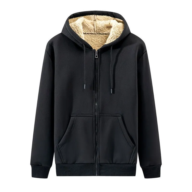 Men's Warm Polyester Hoodie