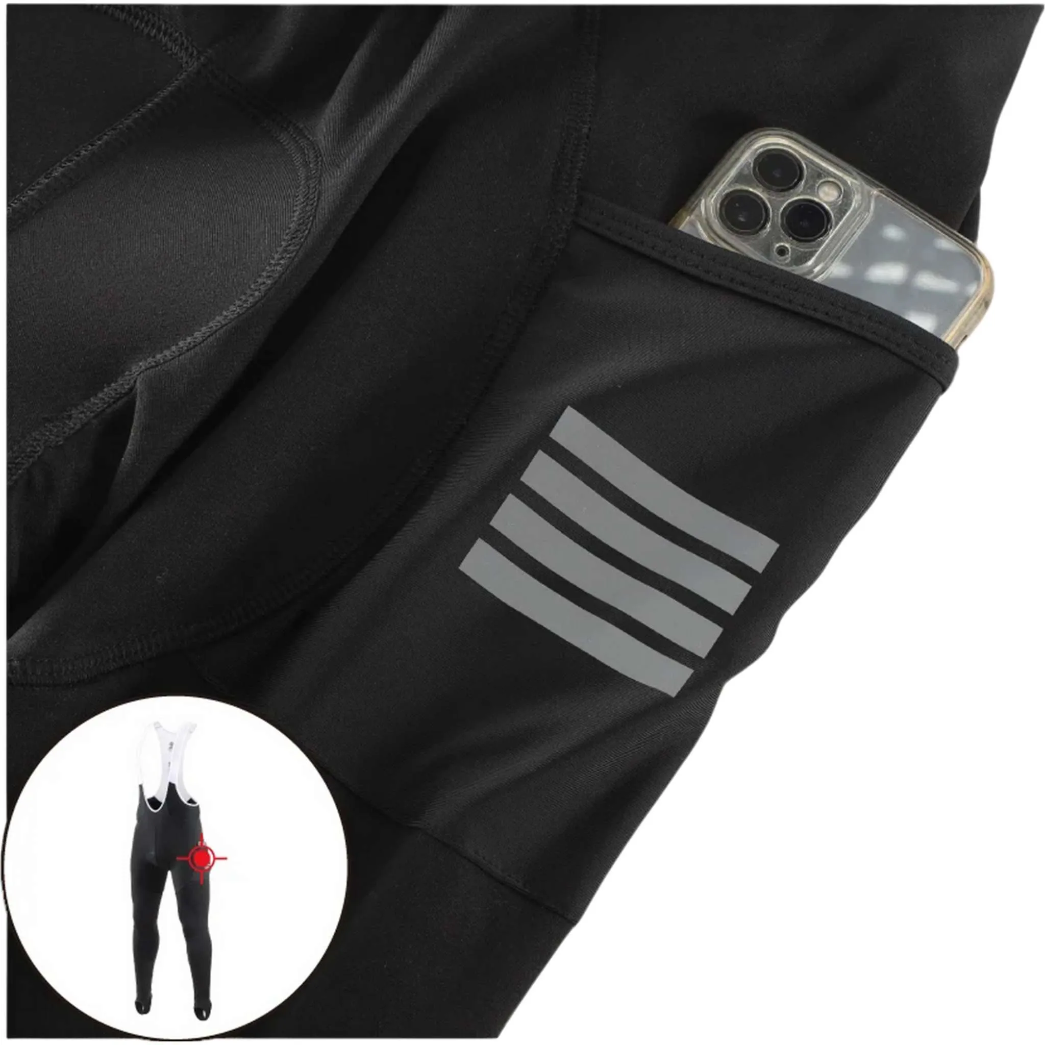 Men's Winter Cycling Bib Pants