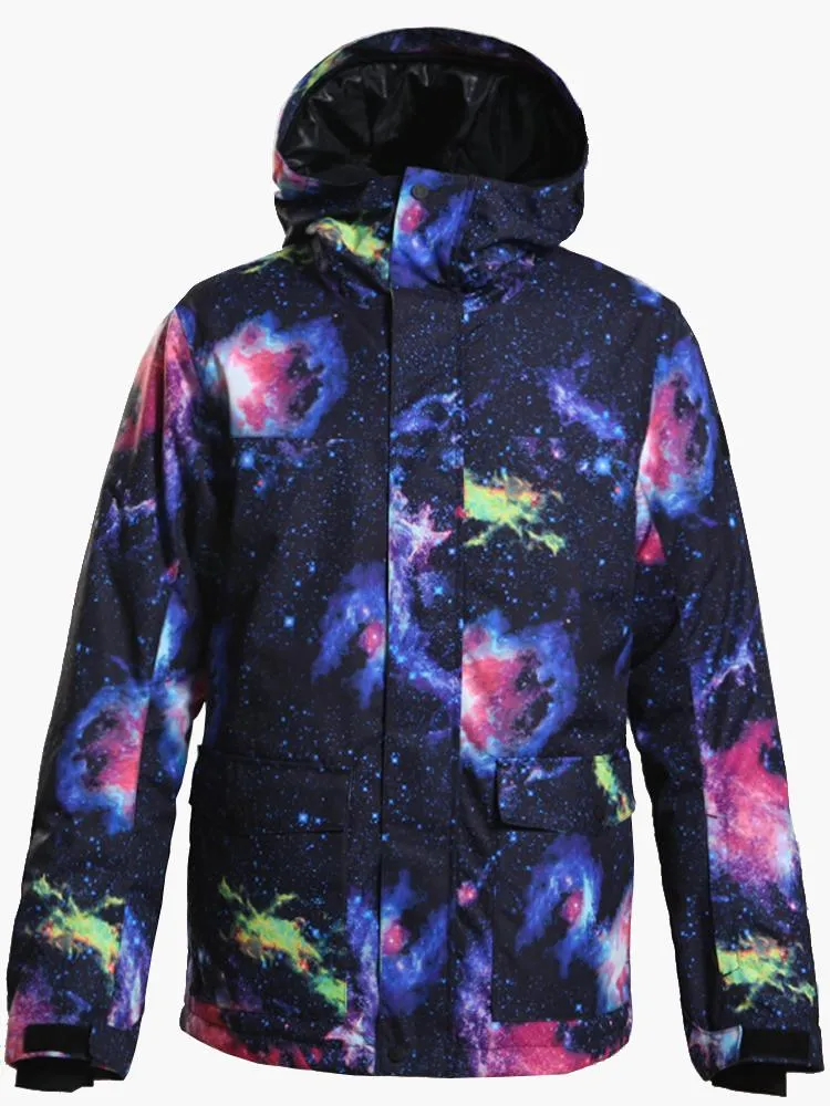 Men's Winter Skylight Free Colorful Snowboard Suits