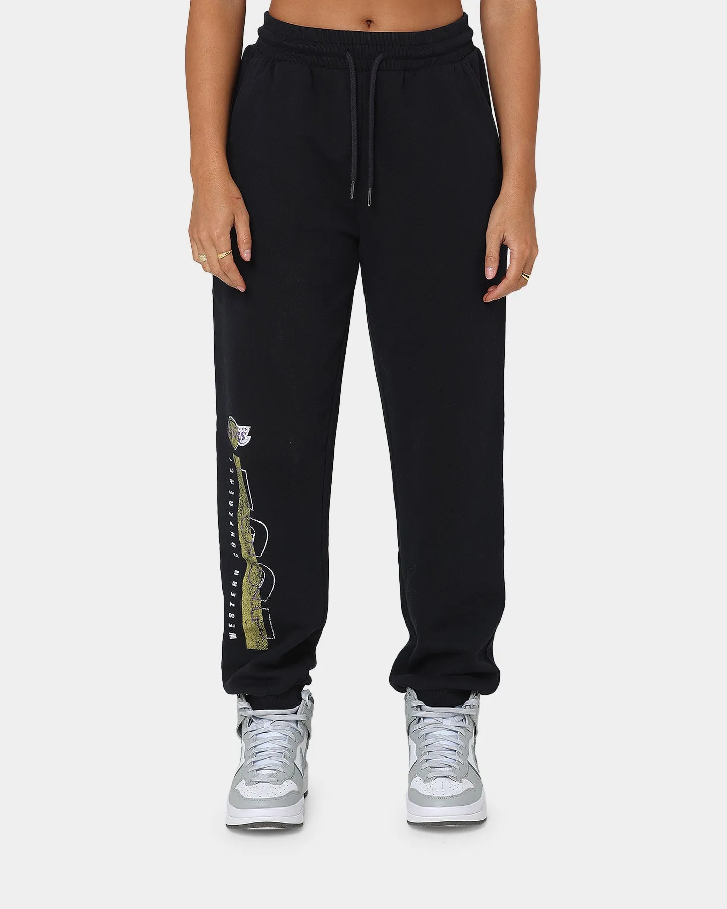 Mitchell & Ness Women's Los Angeles Lakers '91 Finals Sweat Pants Faded Black