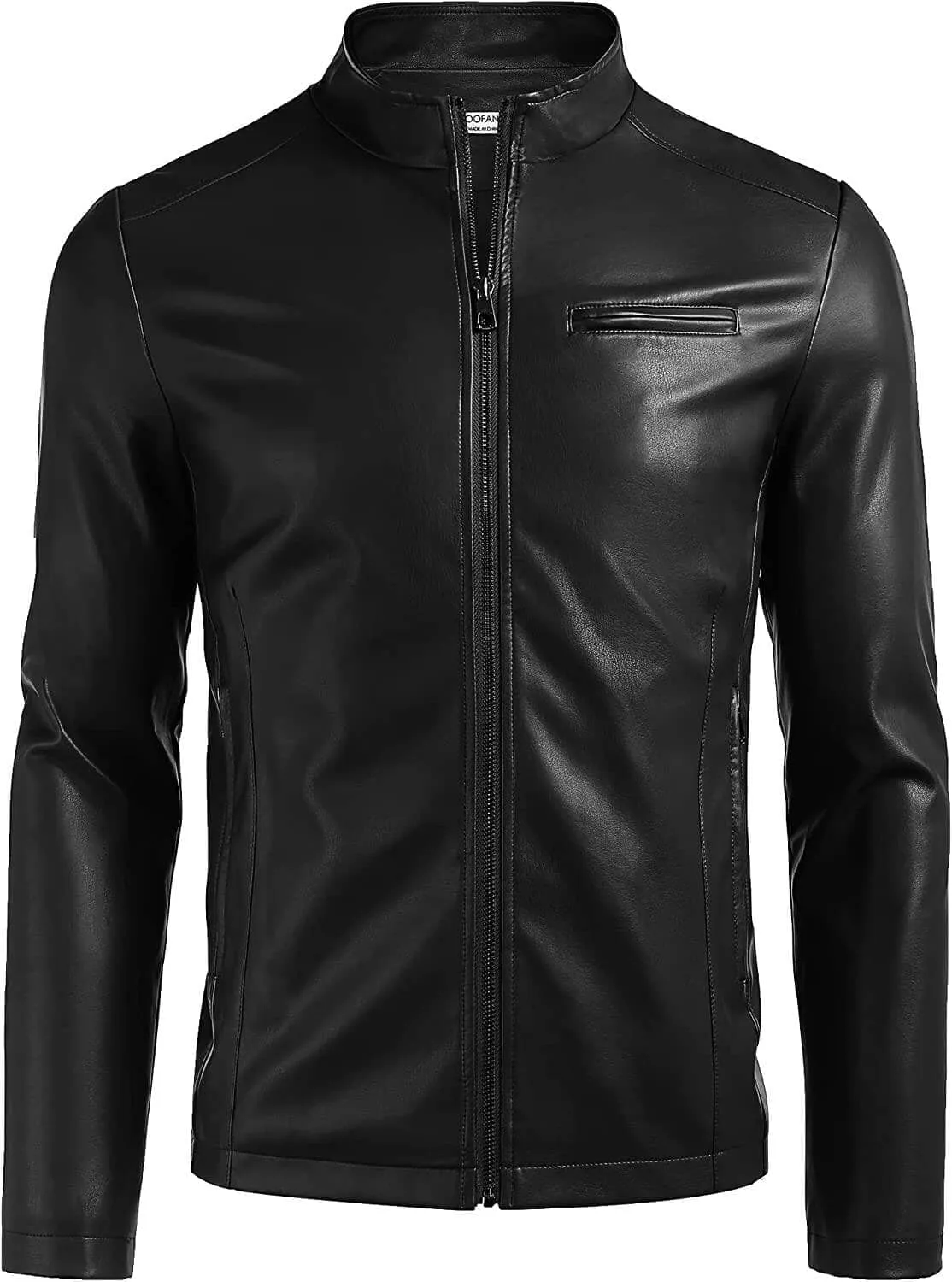 Motorcycle Leather Lightweight Jacket Coat (US Only)