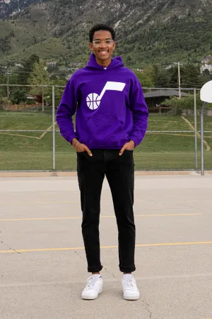 NBA Origins White Note Hoodie - Purple