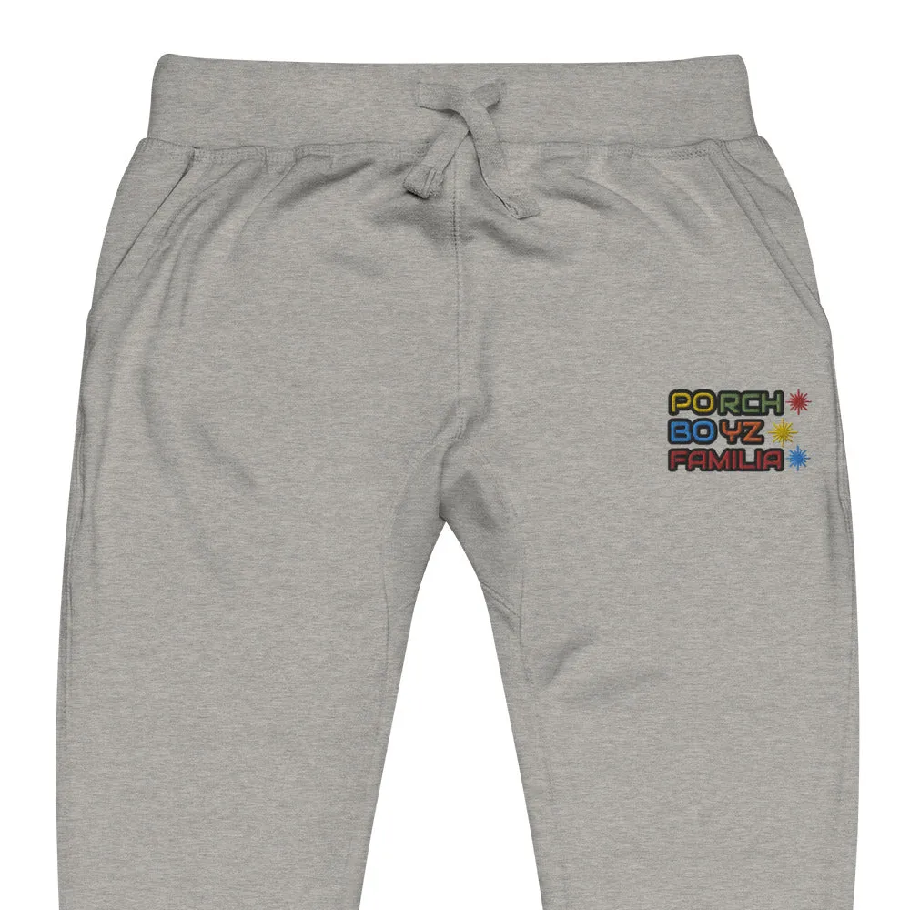 PORCHBOYZ "FAMILIA" COLLECTION Unisex fleece sweatpants