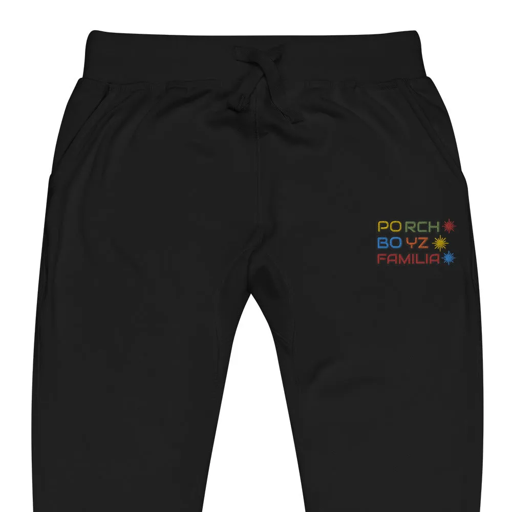 PORCHBOYZ "FAMILIA" COLLECTION Unisex fleece sweatpants