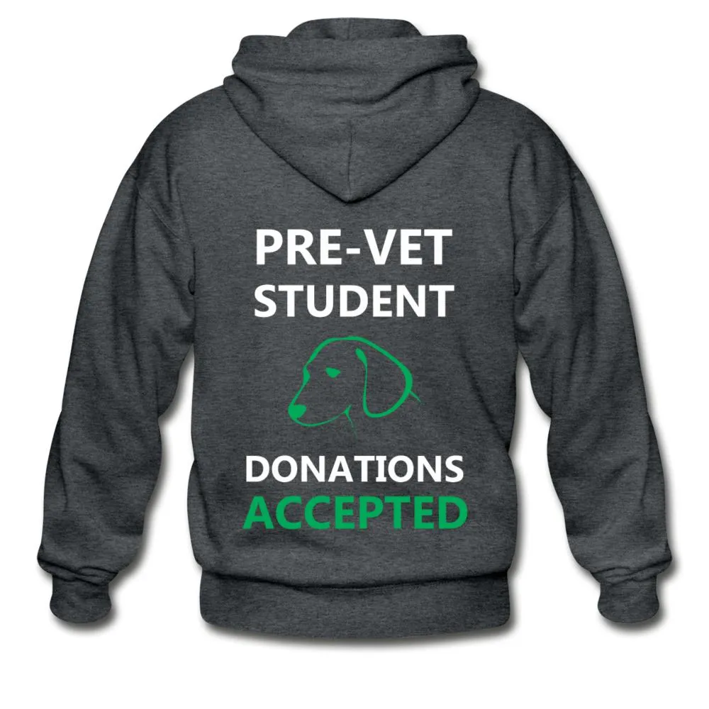 Pre- Vet Student  Unisex Zip Hoodie