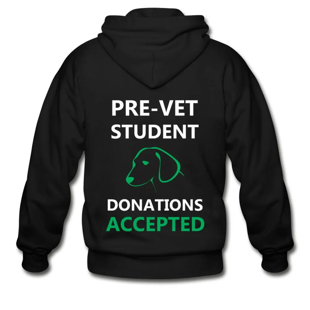 Pre- Vet Student  Unisex Zip Hoodie