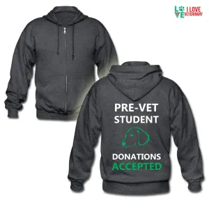 Pre- Vet Student  Unisex Zip Hoodie