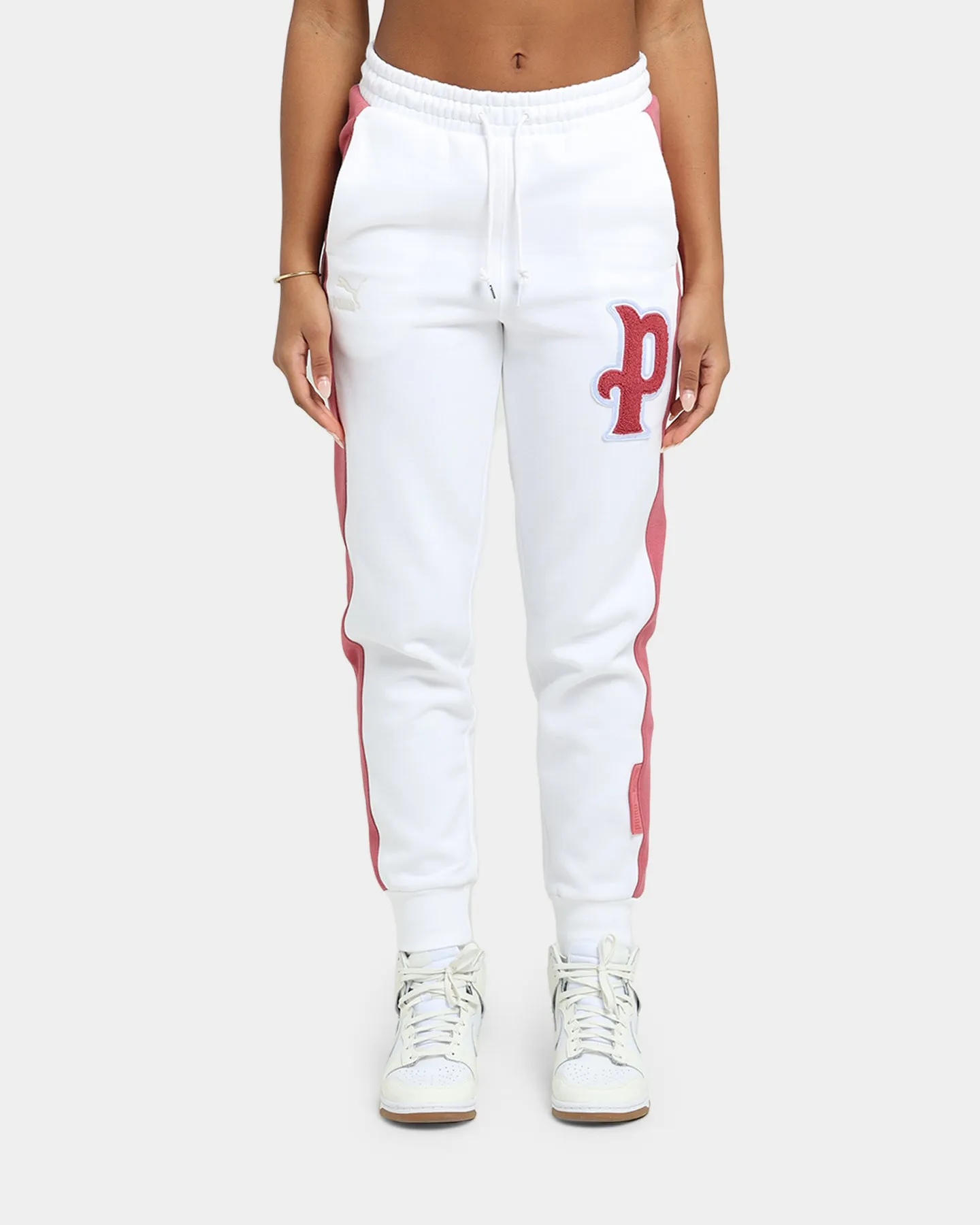 PUMA Women's Team Sweat Pants Puma White