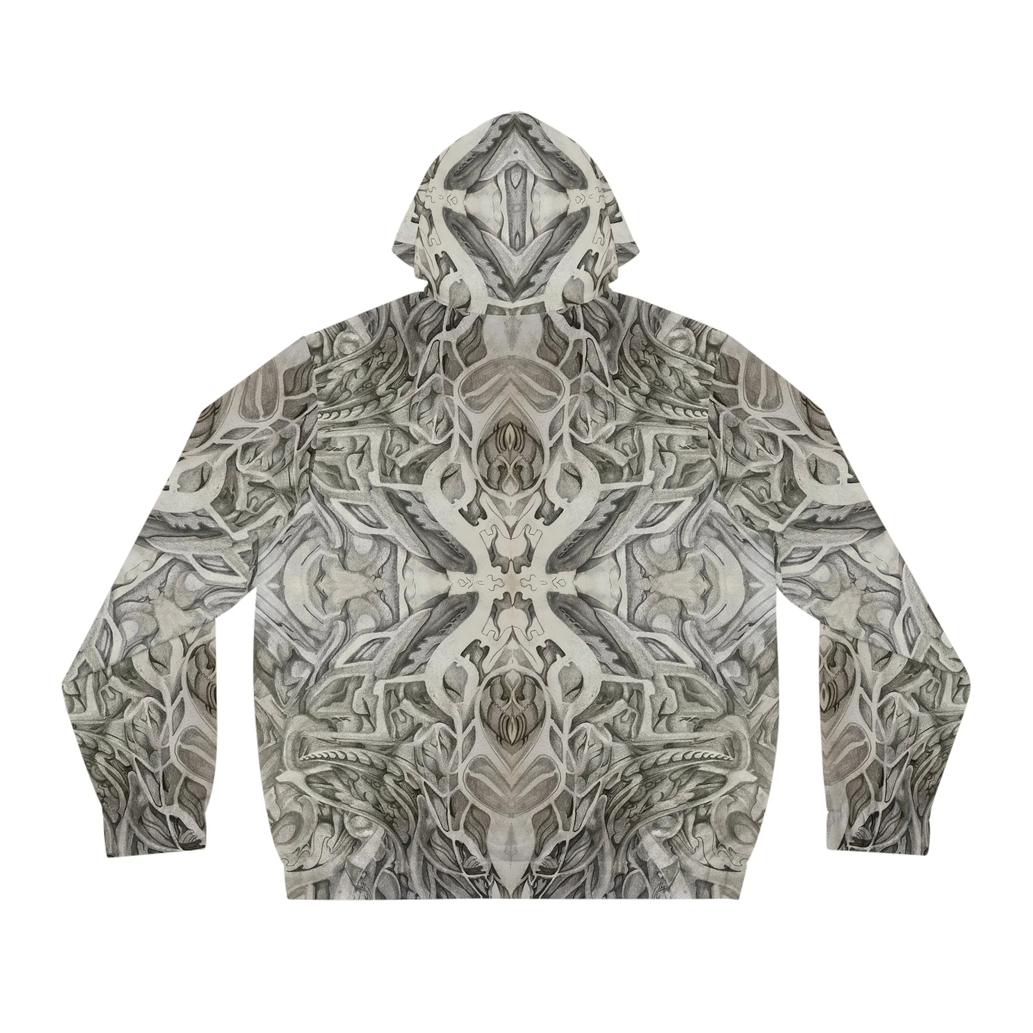 "Buds” - All Over Graphic Zip-Up Hoodie by Artist David Hilborn