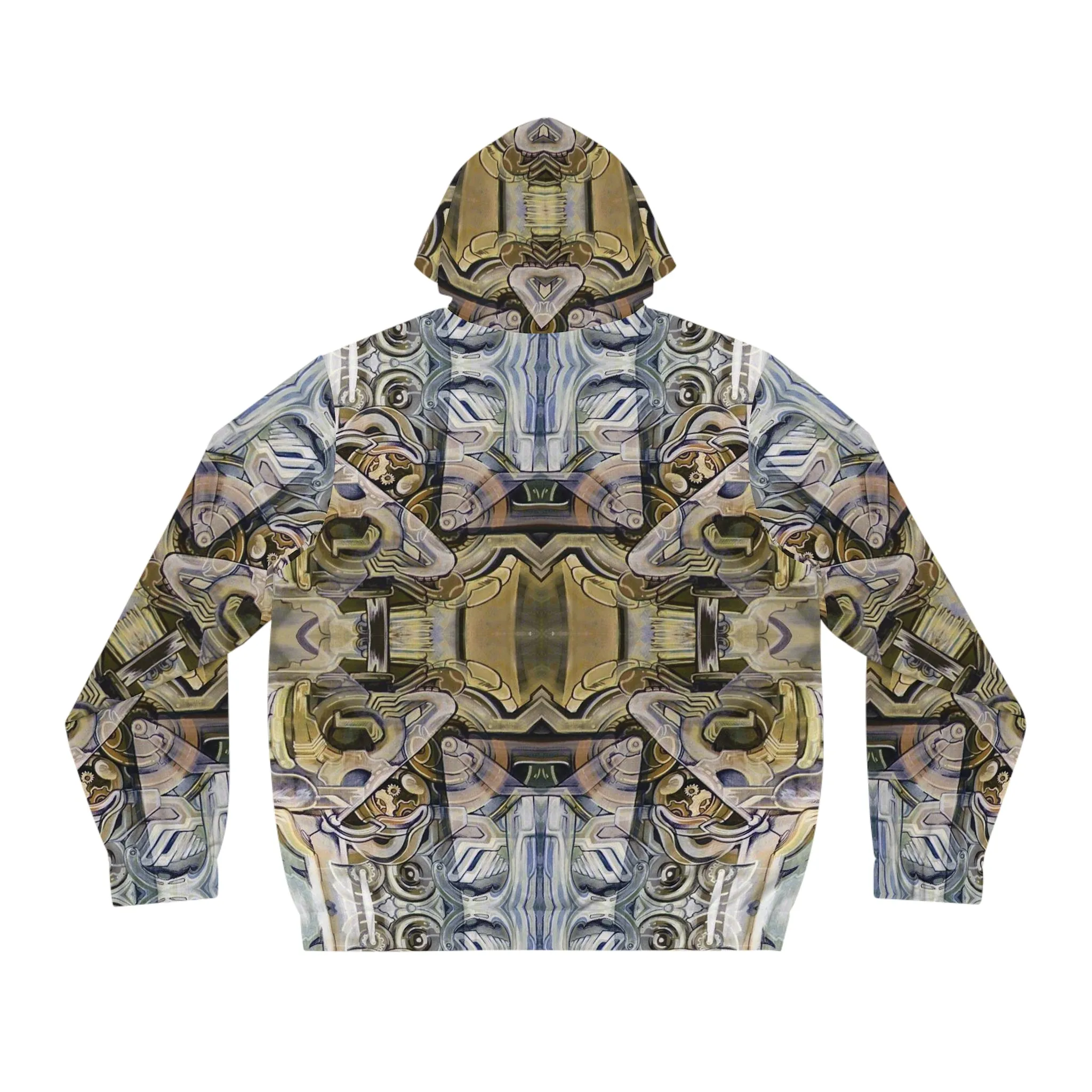 "Mech” - All Over Graphic Zip-Up Hoodie by Artist David Hilborn