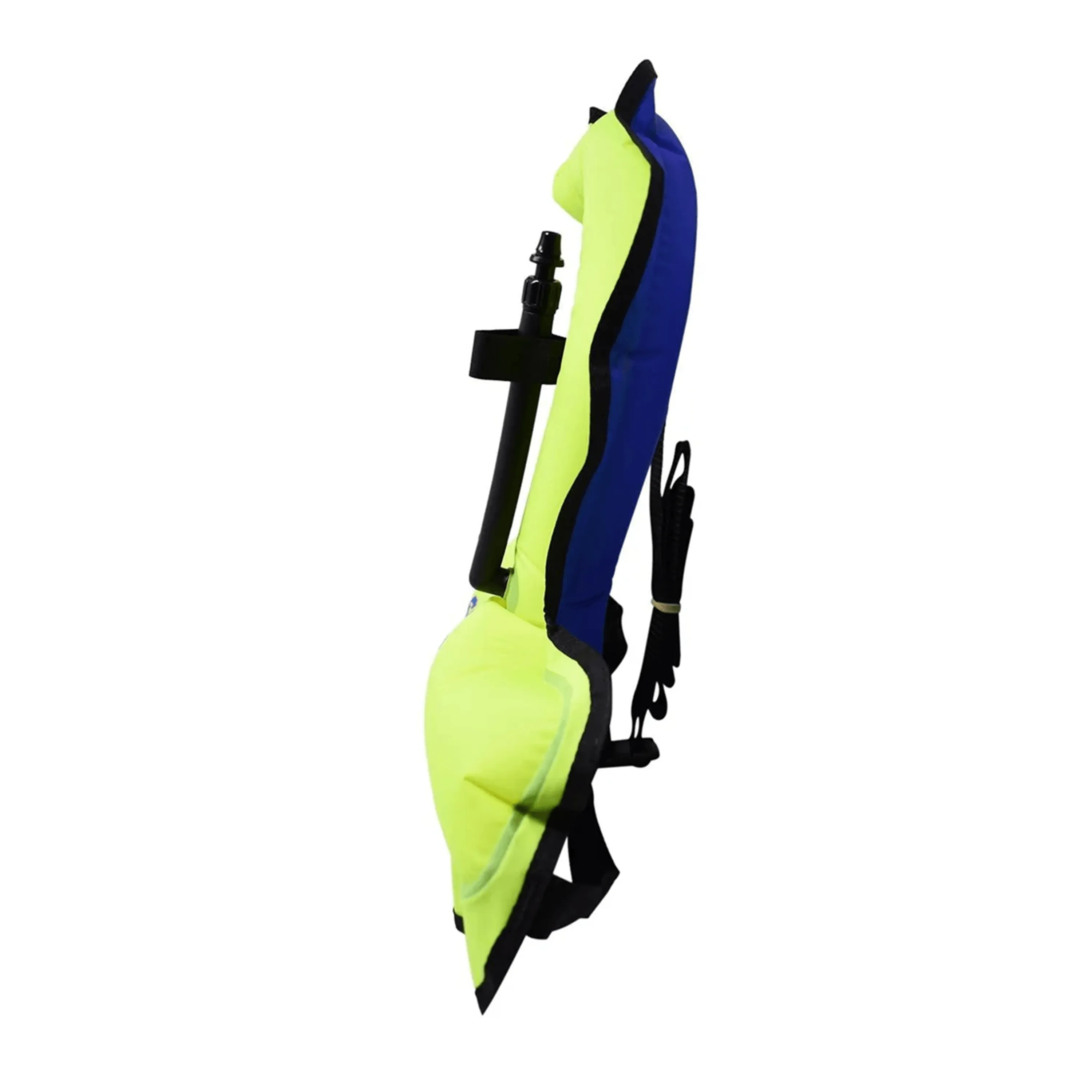 Scuba Choice Scuba Choice Youth Kids Snorkel Vest Neon Yellow/Blue with Name Box