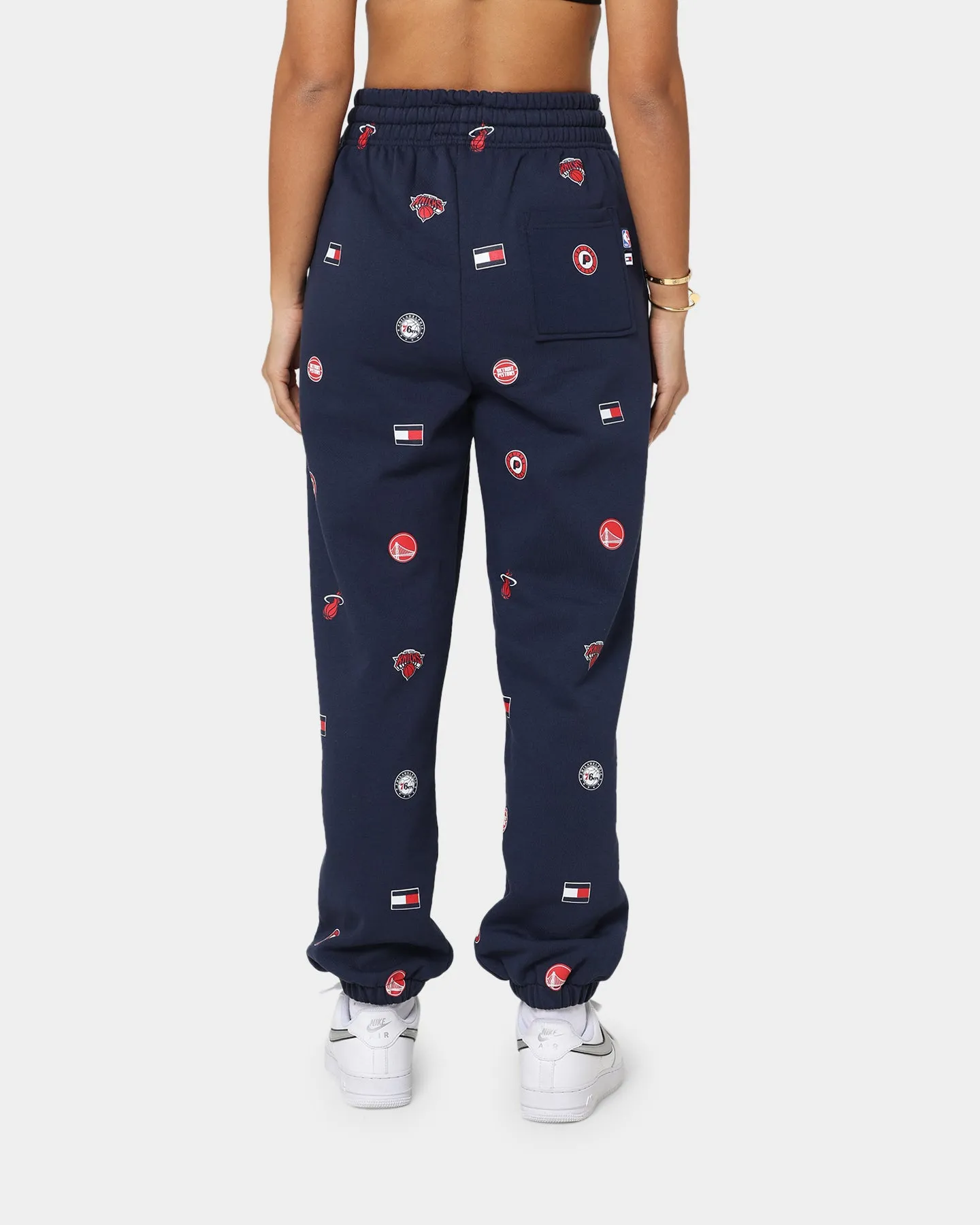 Tommy Jeans Women's Tommy Jeans X NBA W6 All Over Print Track Pants Twilight Navy