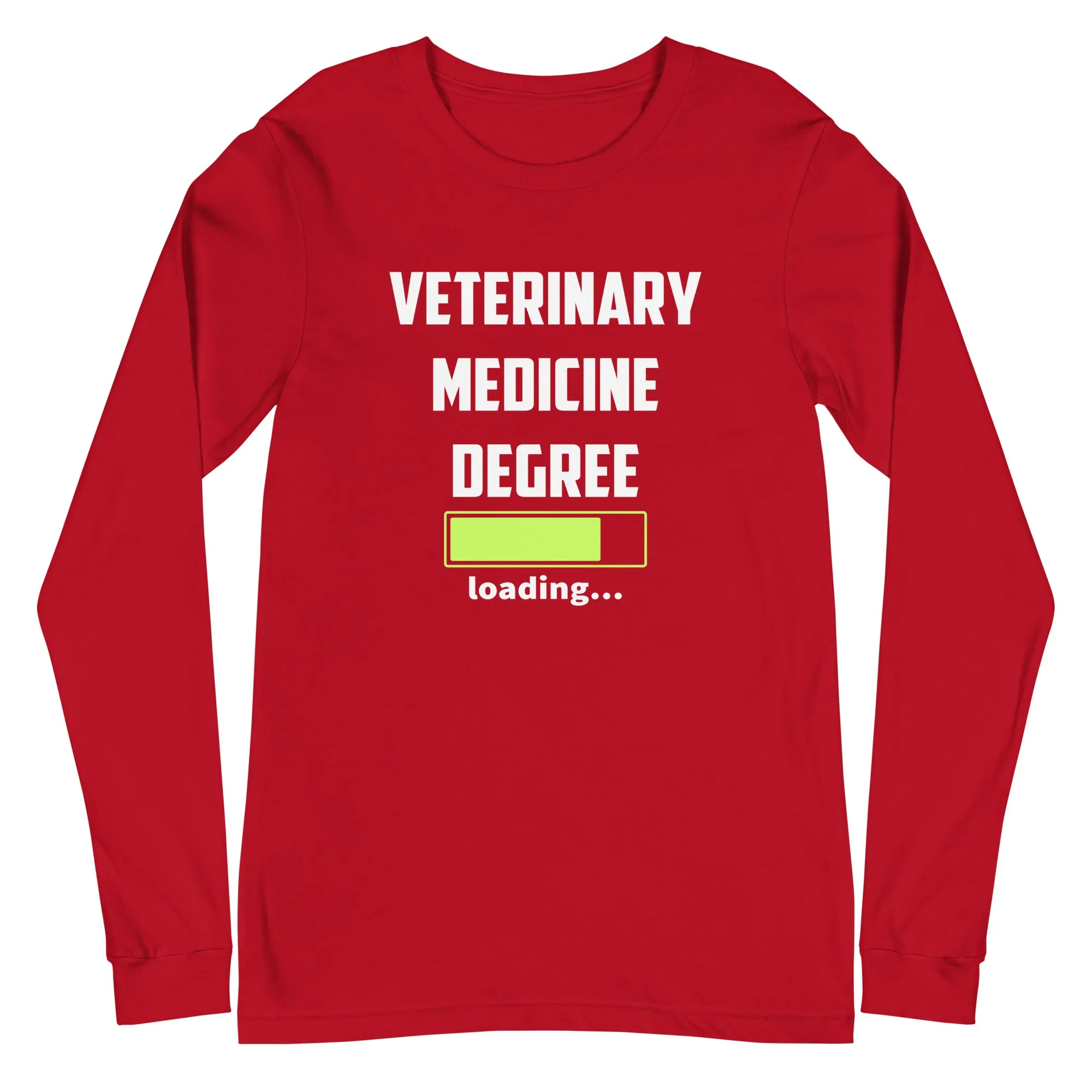 Veterinary Medicine Degree Loading Unisex Premium Long Sleeve T-Shirt