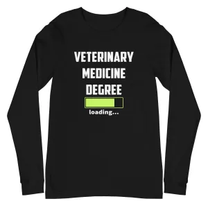 Veterinary Medicine Degree Loading Unisex Premium Long Sleeve T-Shirt