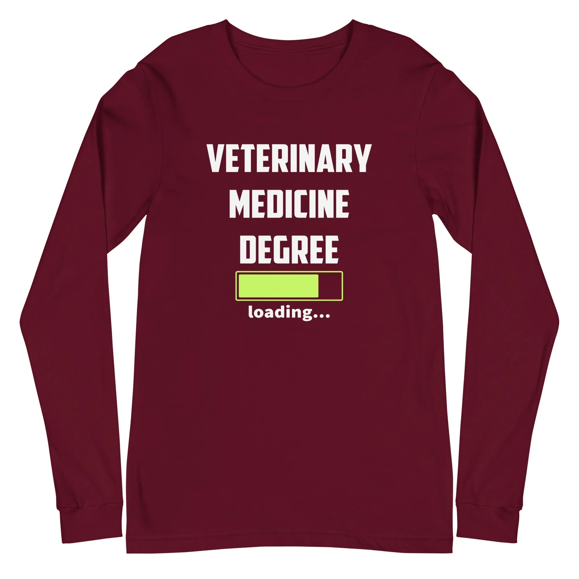 Veterinary Medicine Degree Loading Unisex Premium Long Sleeve T-Shirt