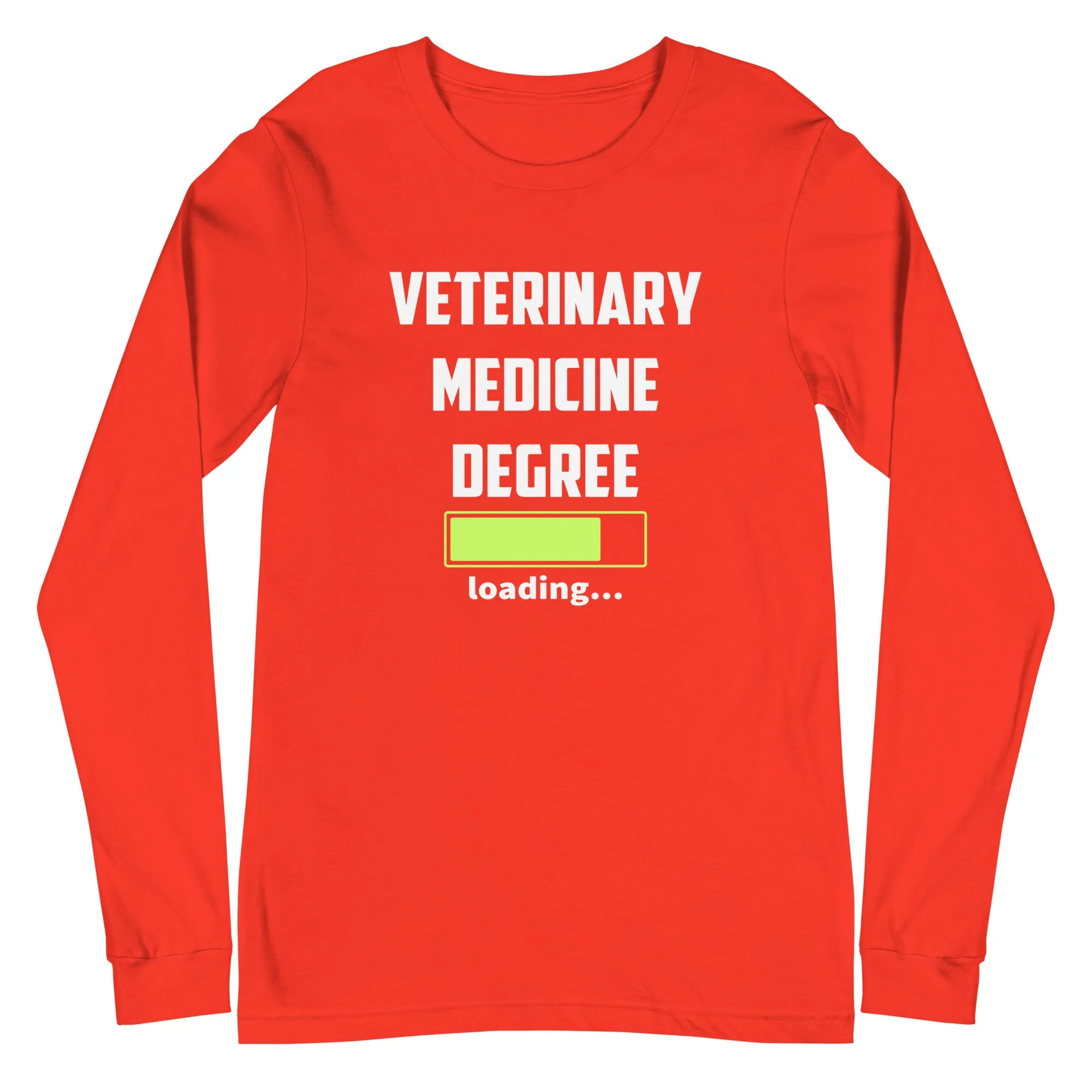 Veterinary Medicine Degree Loading Unisex Premium Long Sleeve T-Shirt