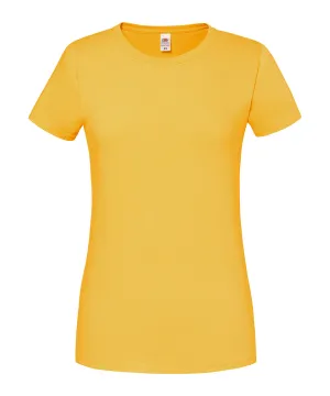 Womens Iconic 195 ringspun premium t-shirt | Sunflower