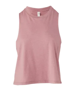 Womens racerback cropped tank | Heather Orchid